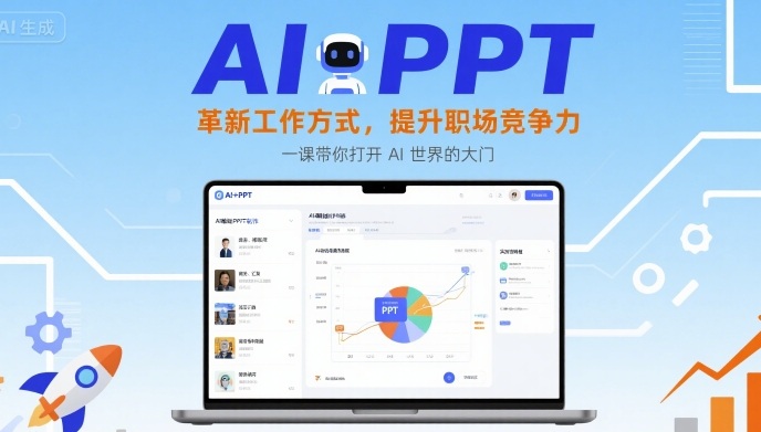AI+PPT：革新工作方式，提升职场竞争力，一课带你打开 AI 世界的大门
