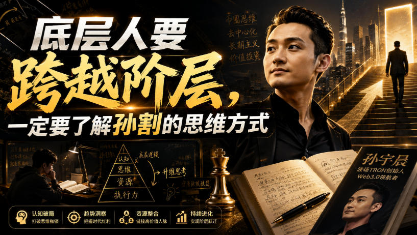 付费文章：底层人要跨越阶层，一定要了解孙割的思维方式
