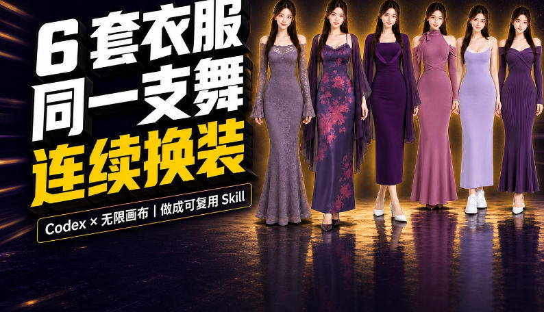 同一支舞，6套衣服按顺序切换：我把服装换装视频做成了一个Skill