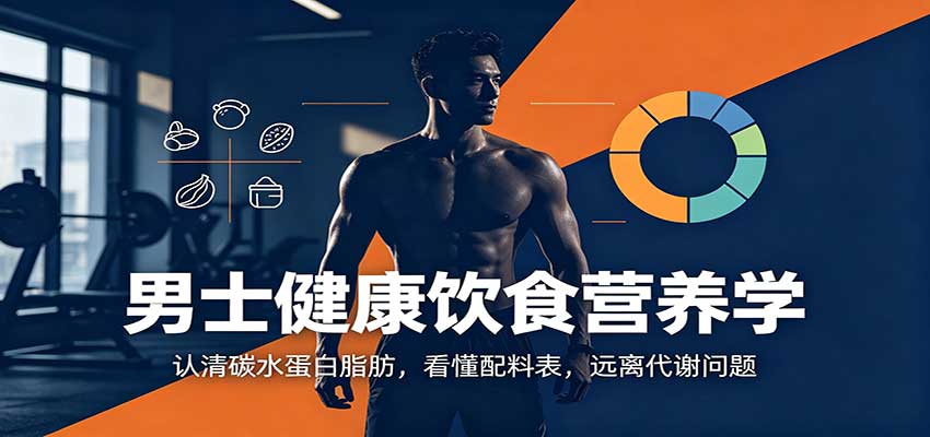 男士健康饮食营养学：认清碳水蛋白脂肪，看懂配料表，远离代谢问题