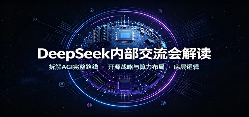 DeepSeek内部交流会解读：拆解AGI完整路线，开源战略与算力布局底层逻辑