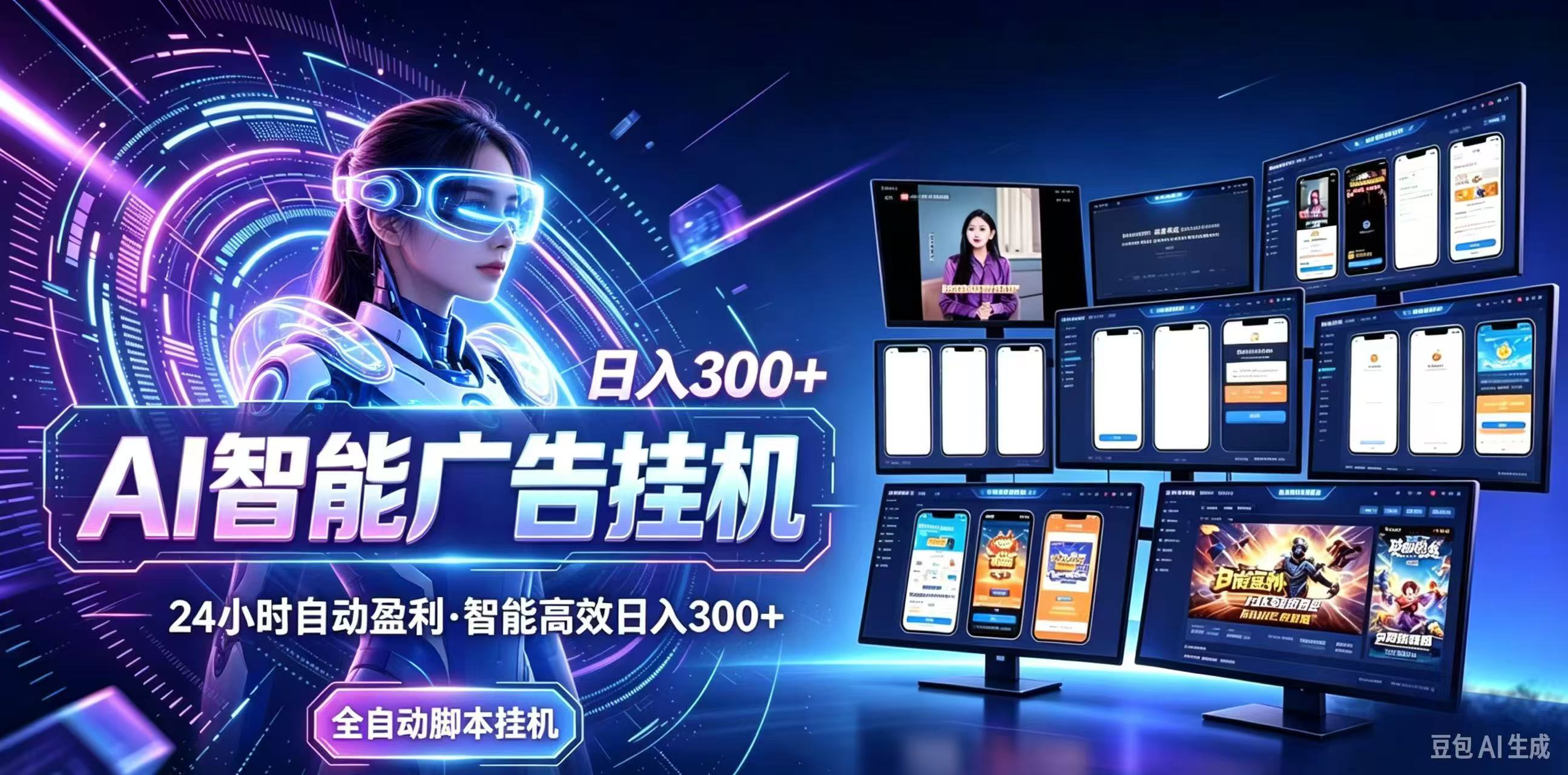 (21068期)24小时AI广告挂机|在家就能做的被动副业