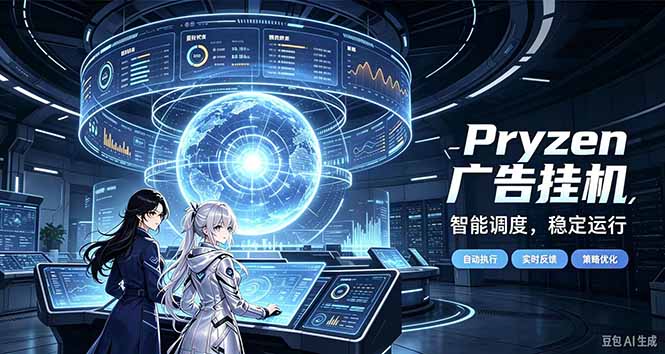（21102期）Pryzen广告全自动挂机给自己一个交代，门槛低，零基础小白也可以快速上手